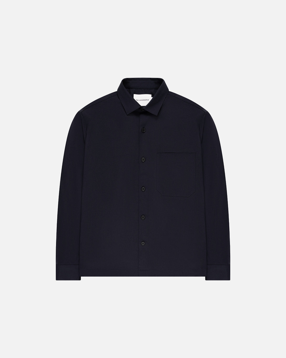 Simon Cool Wool Button-Up Shirt