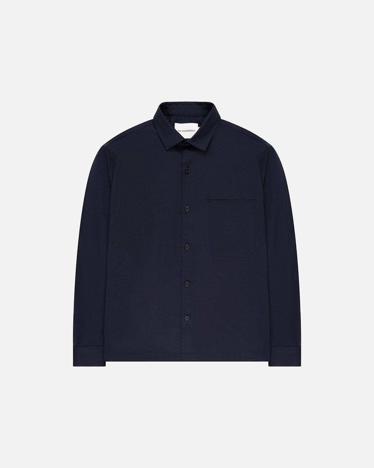 Simon Cool Wool Button-Up Shirt