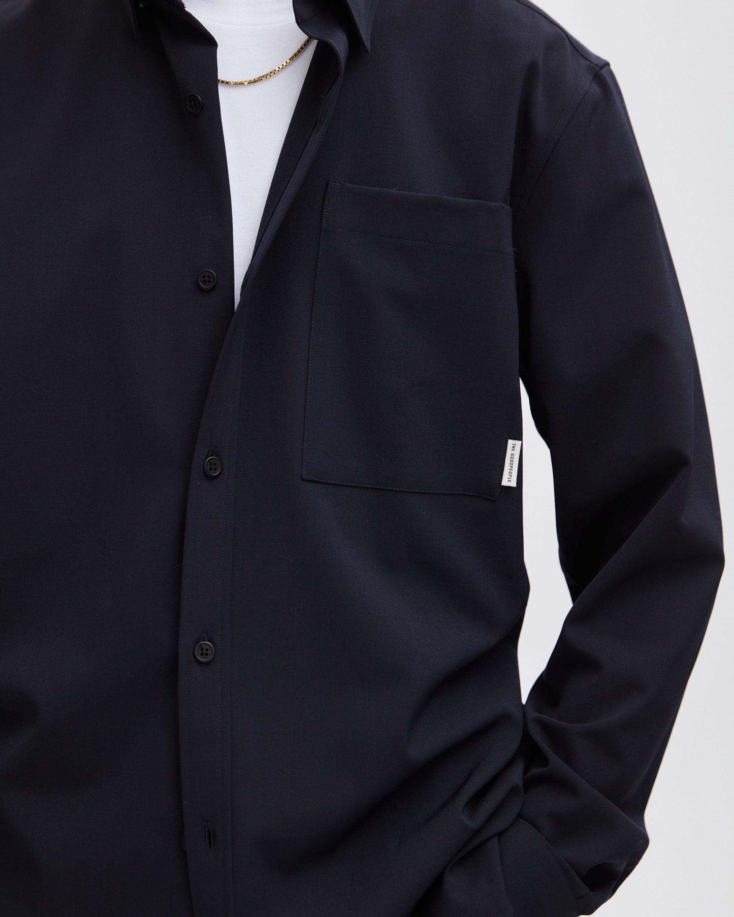 Secret Cool Wool-button-up shirt