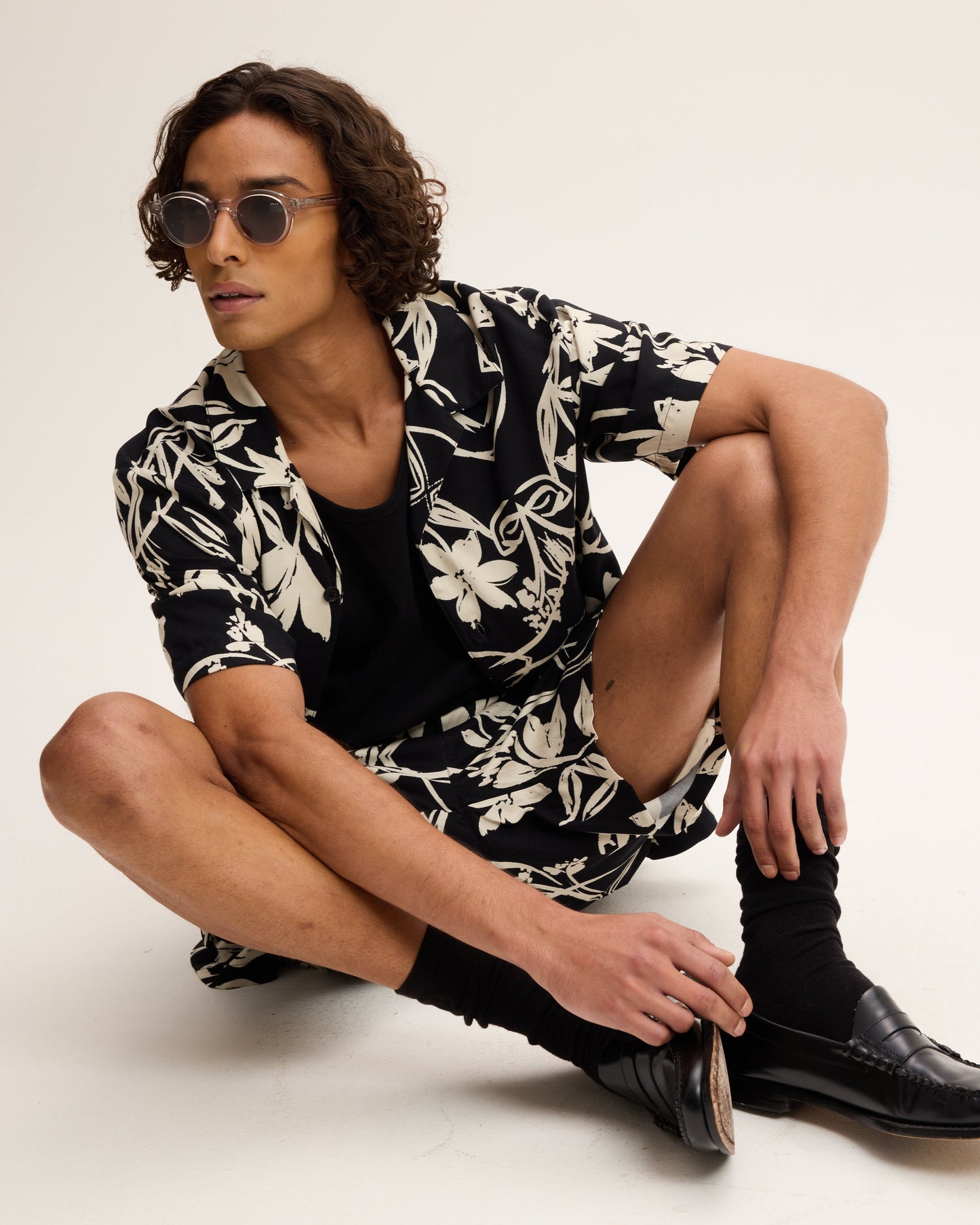 Short Sleeved Loose-fit Shirt