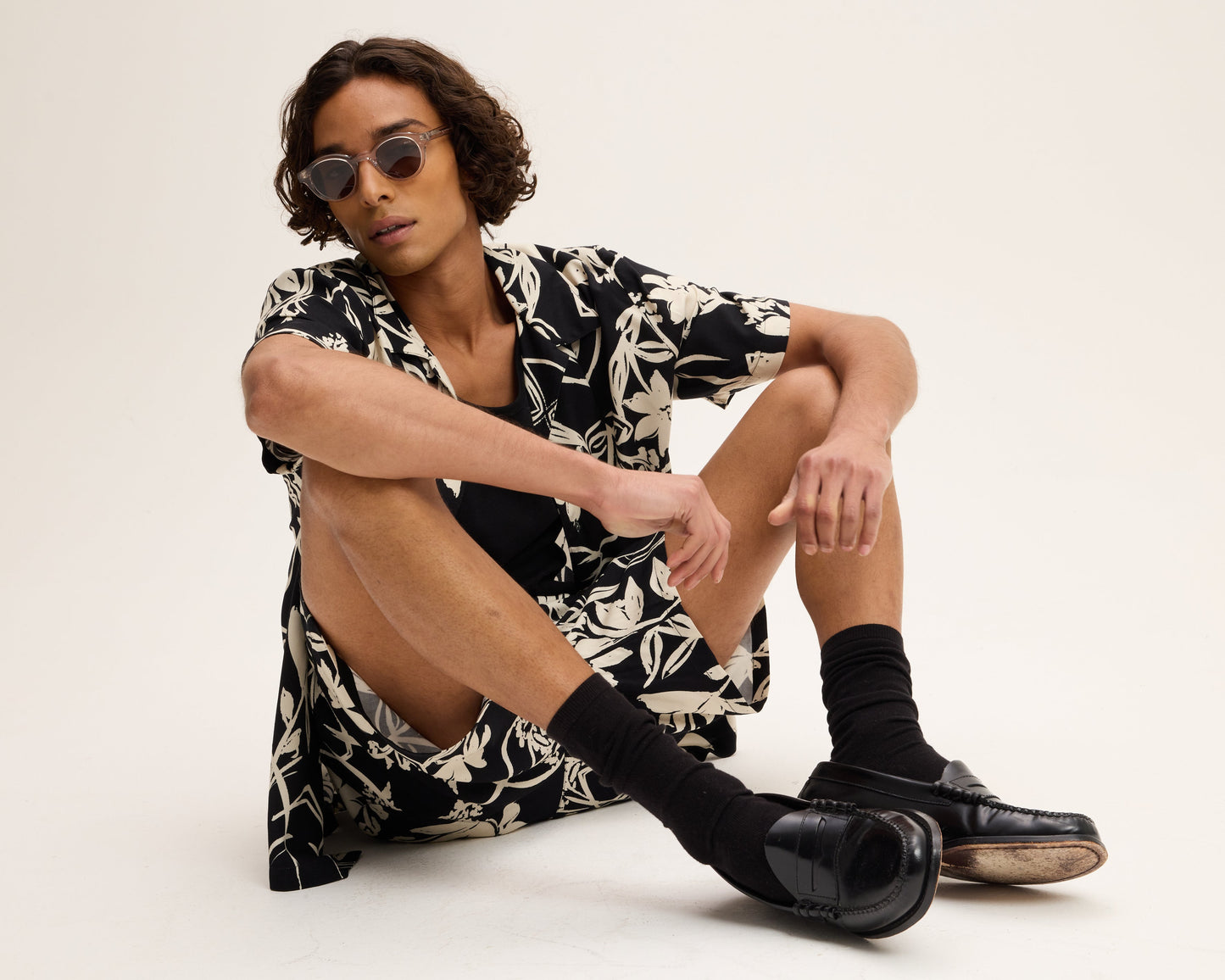 Short Sleeved Loose-fit Shirt