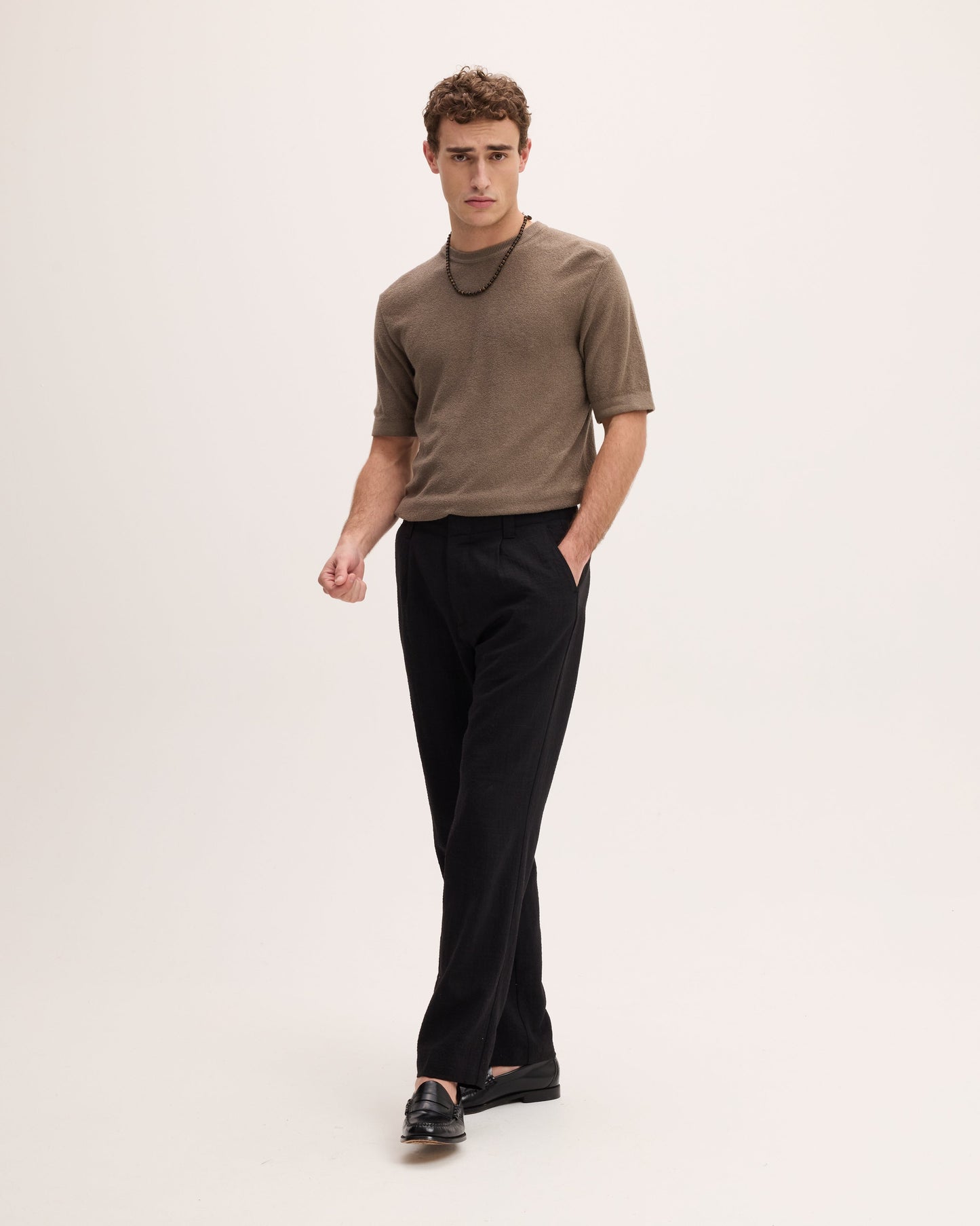 Bart Linen Blend Tapered Trousers