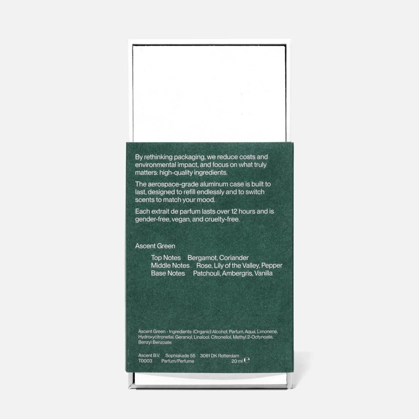 Ascent - Verpakking + parfum navullingl | Green