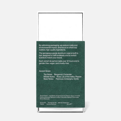 Ascent - Verpakking + parfum navullingl | Green