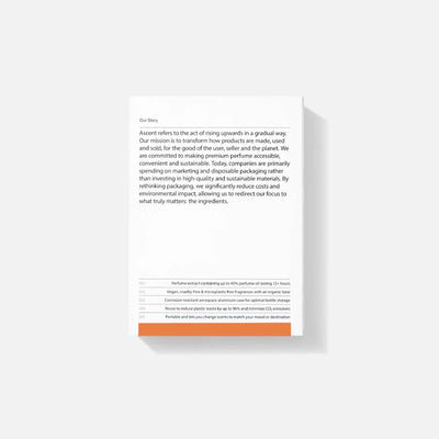 Ascent - Case & Parfum Refill | Orange