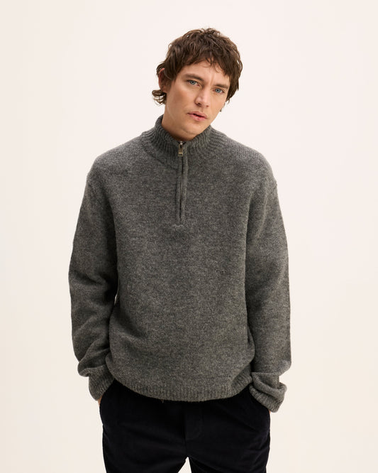 Komfy Heavy Zipper Knit