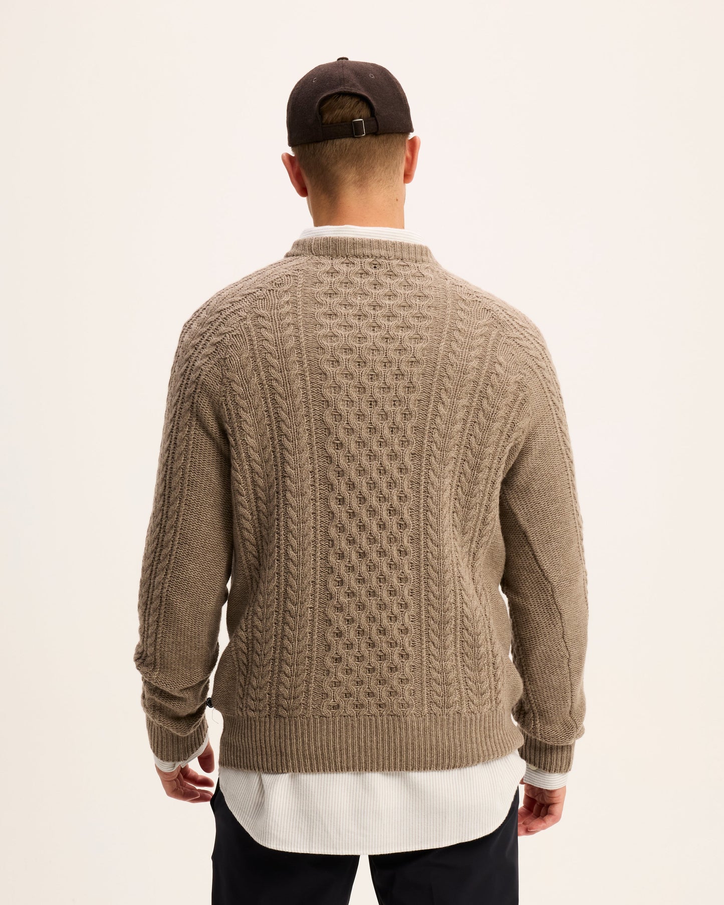 Kpattern knitted sweater