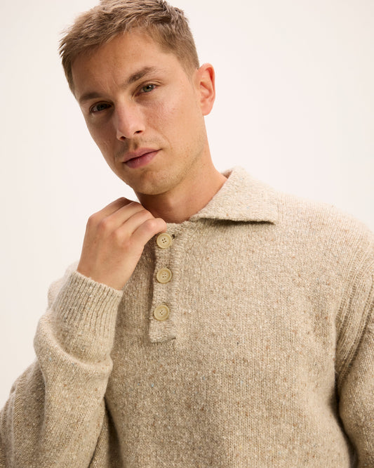 Kpolo button knit