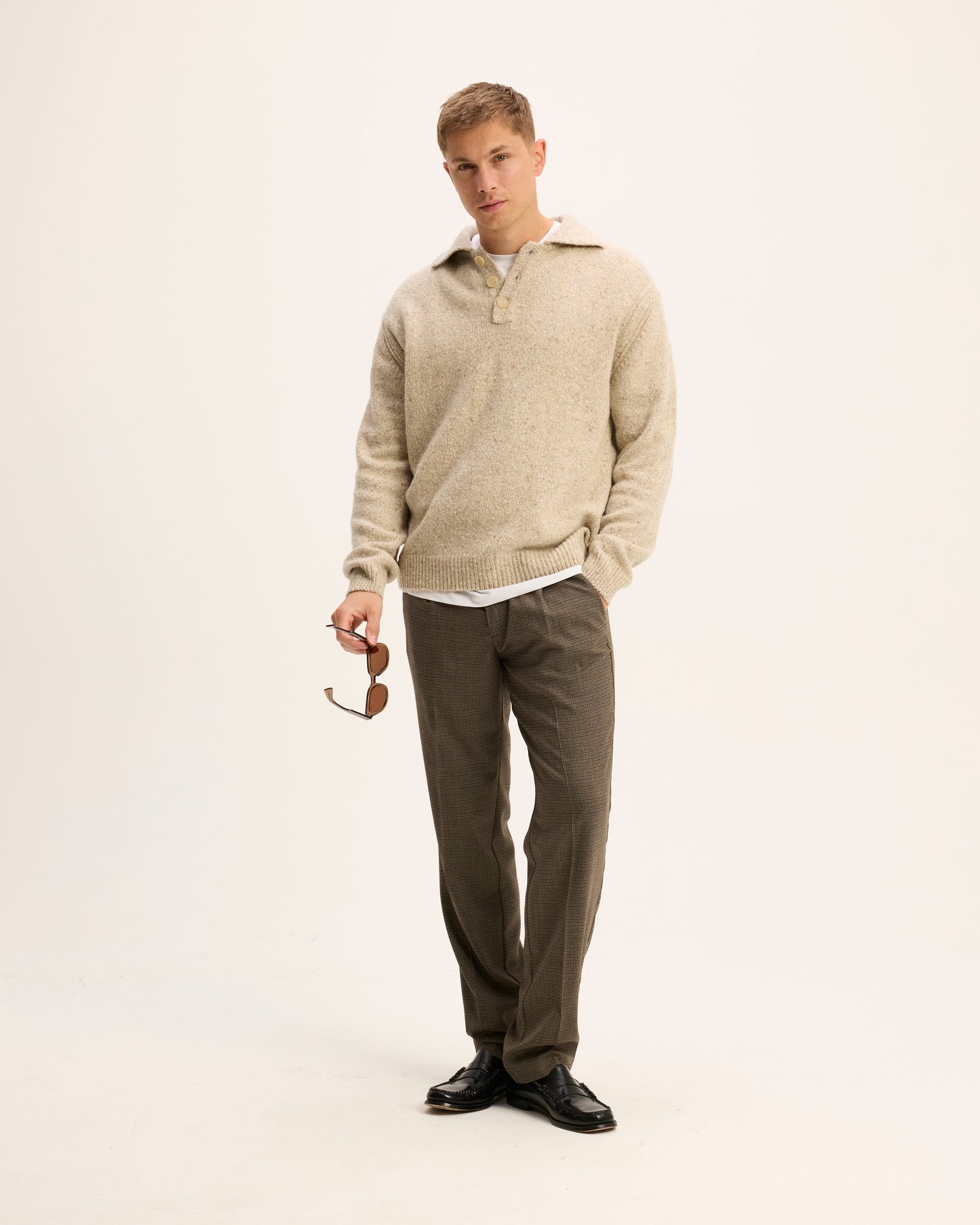 Kpolo button knit