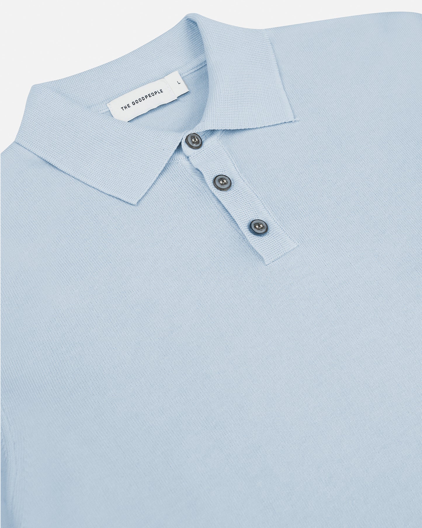 Italian Knitted Long-Sleeve Polo