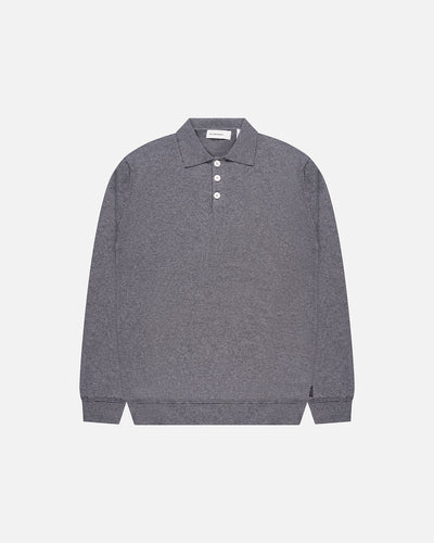 Kario Italian Knitted Long-Sleeve Polo