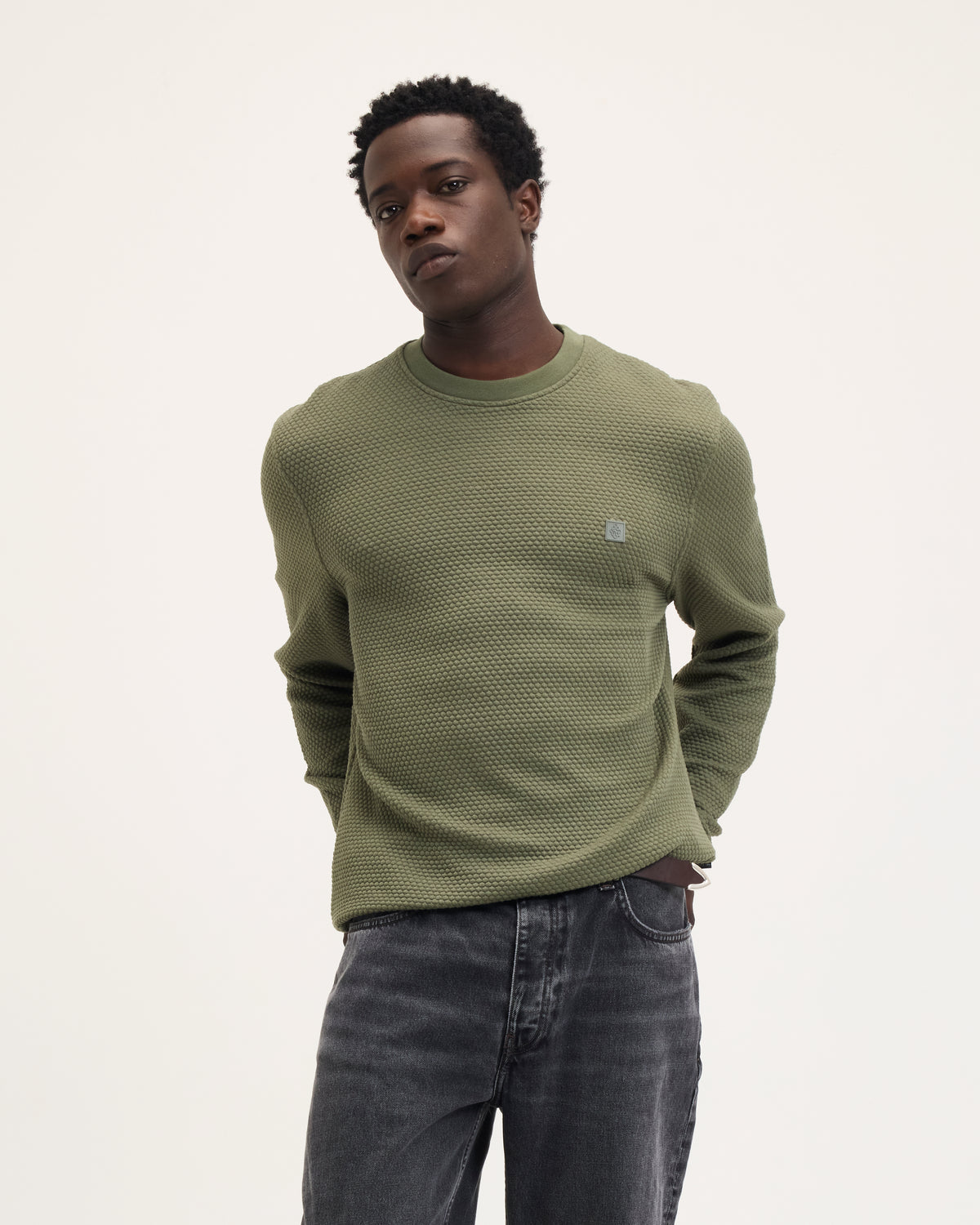 Leroy Rubber Patch Sweater