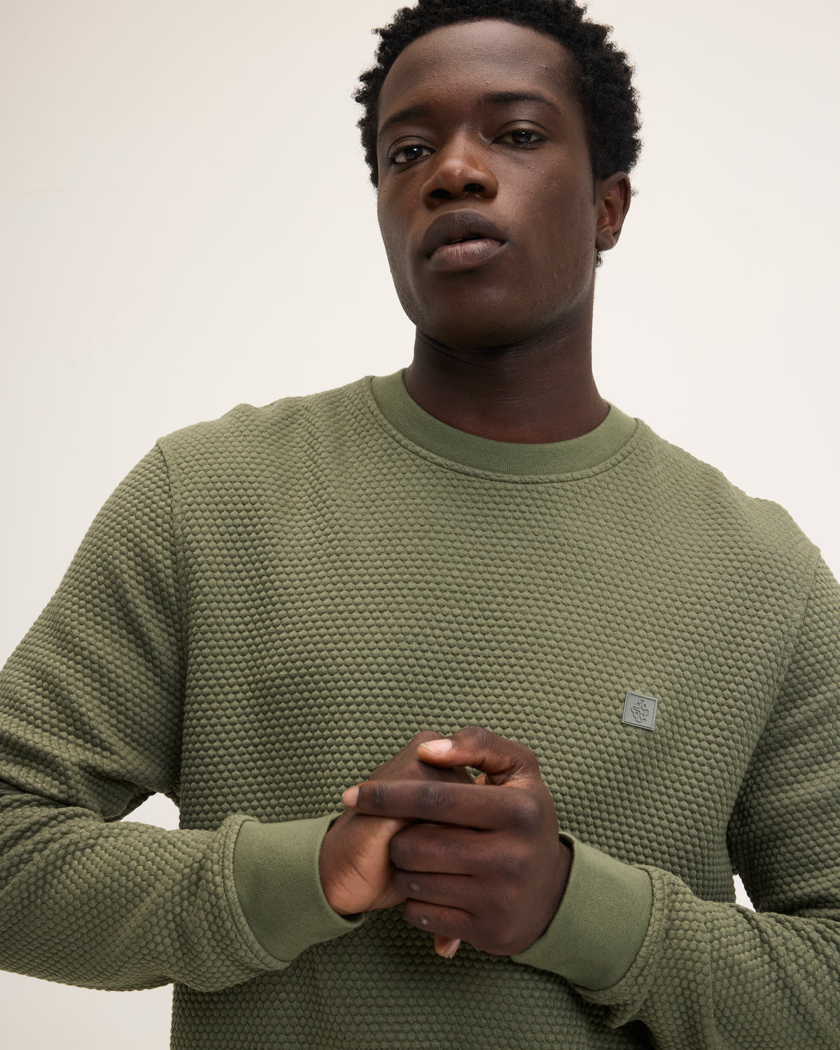 Leroy Rubber Patch Sweater