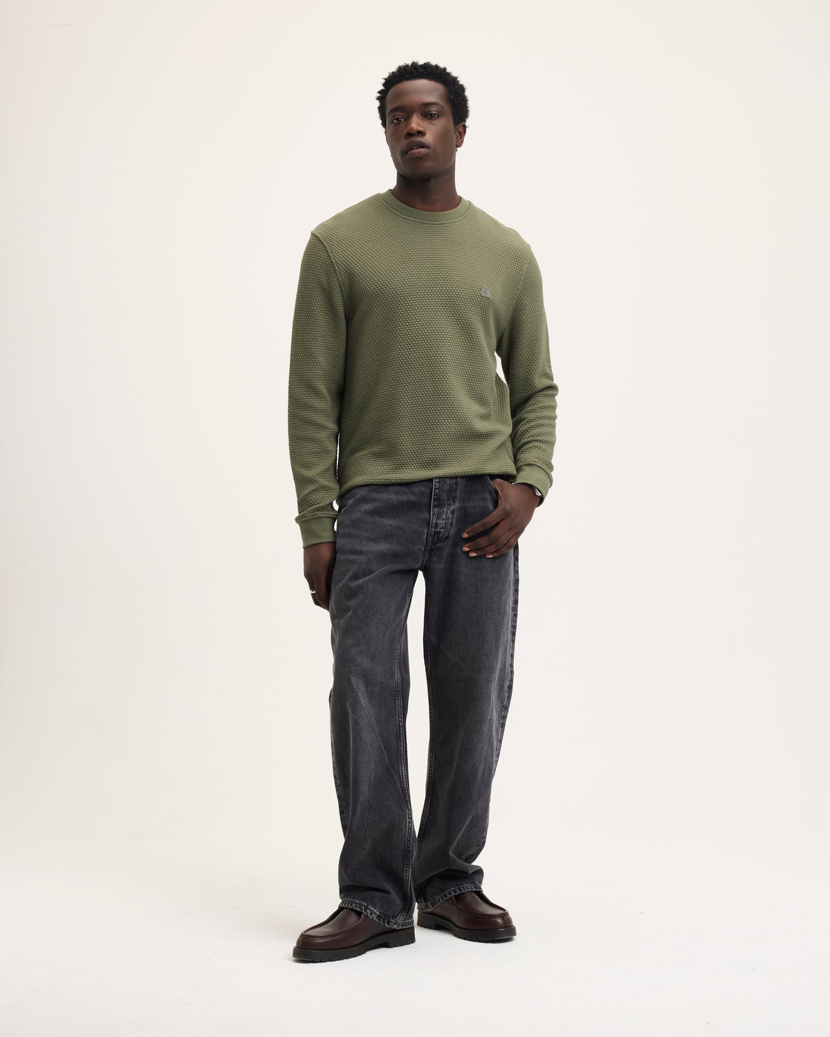Leroy Rubber Patch Sweater