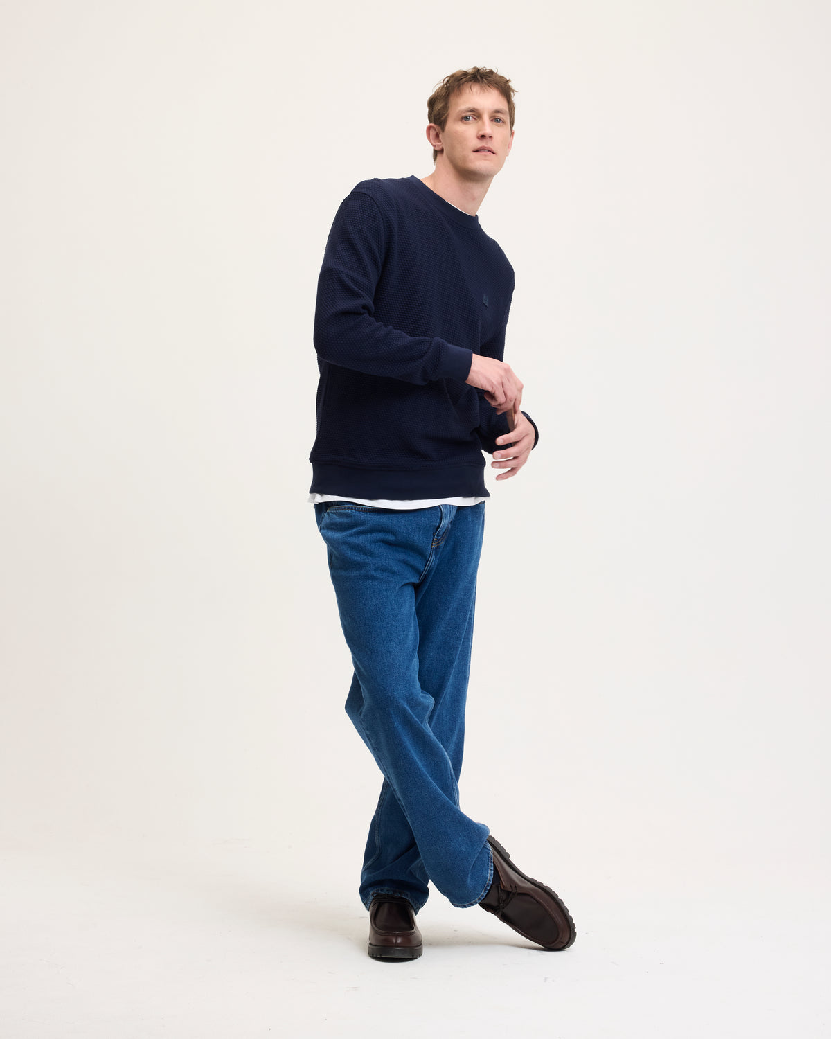 Leroy Rubber Patch Sweater