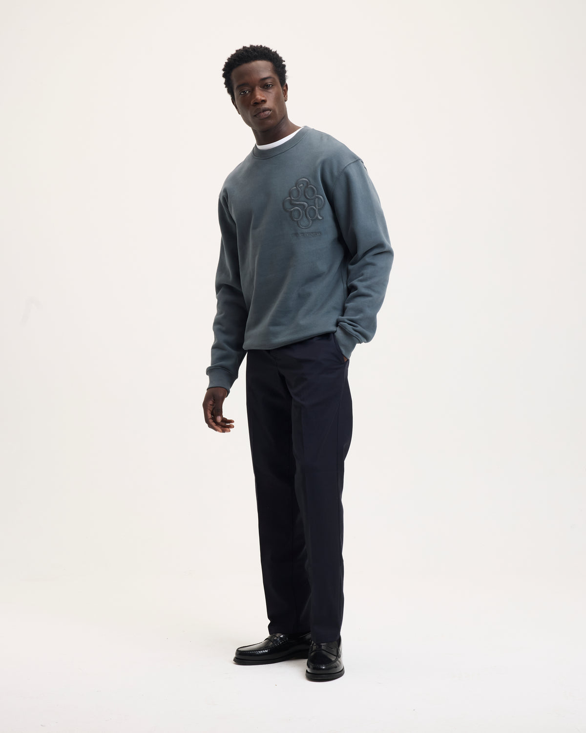 Lucas Embroidered Signature Sweater