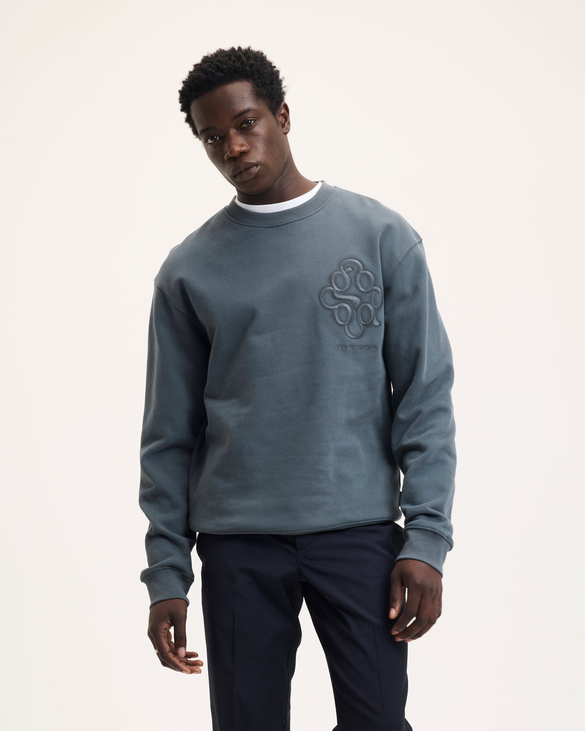 Lucas Embroidered Signature Sweater