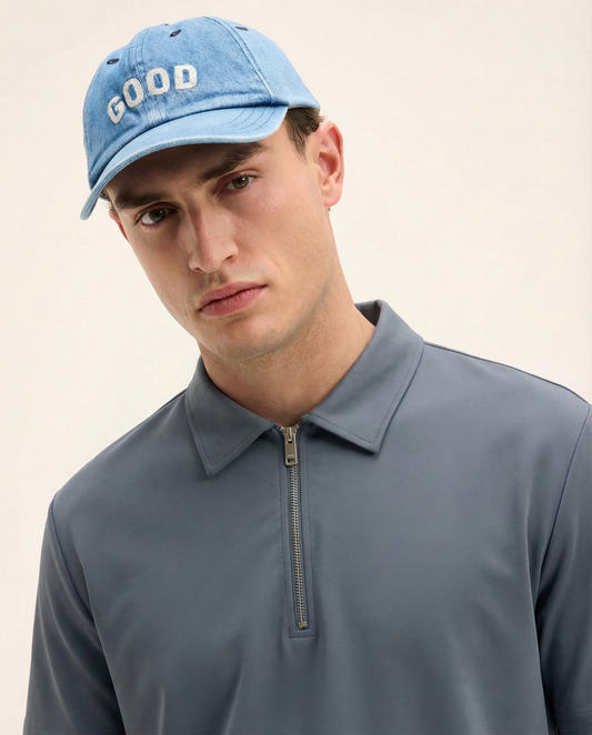 Post Zipper Polo