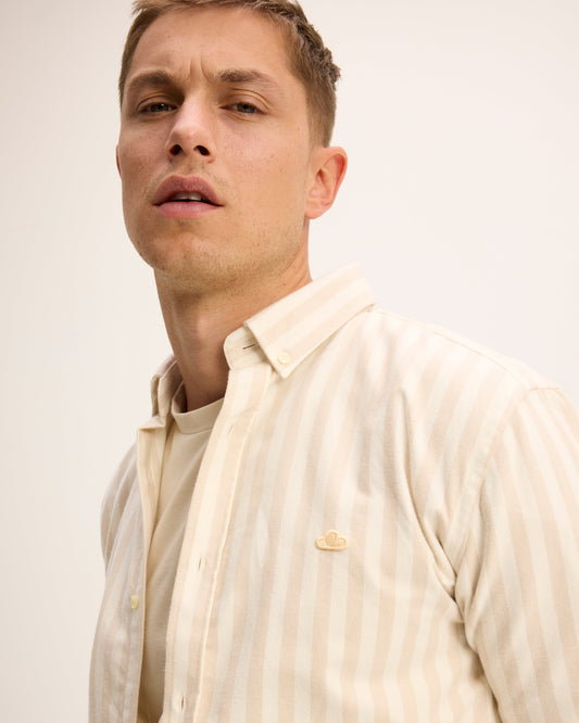 Seinfield Striped Cotton Shirt