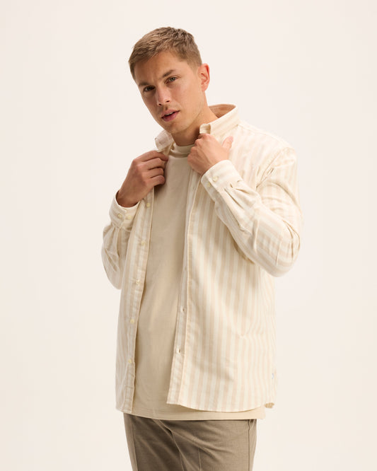 Seinfield Striped Cotton Shirt