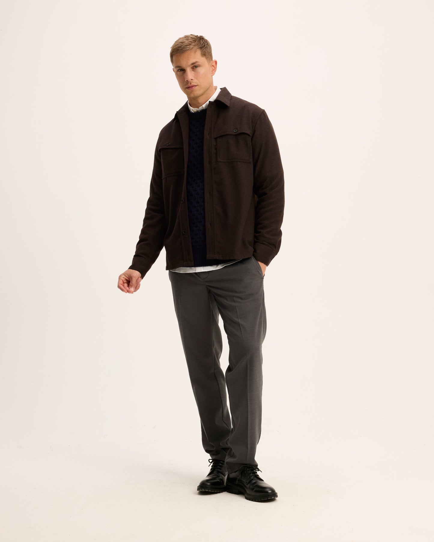 Solva Wool Blend Overshirt