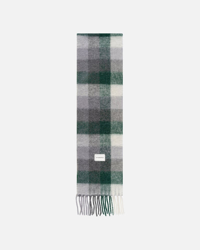 Wool Check Scarf