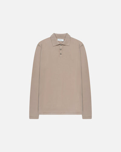 Kai Italian Knitted Long-Sleeve Polo