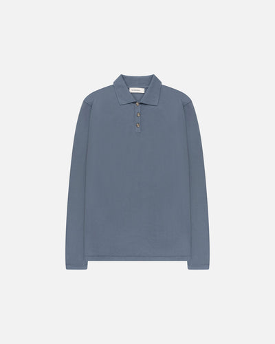 Kai Italian Knitted Long-Sleeve Polo