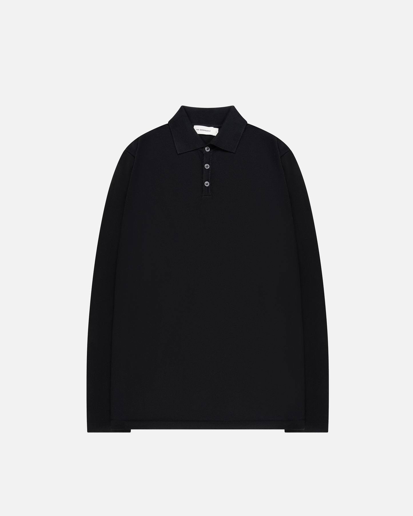 Italian Knitted Long-Sleeve Polo