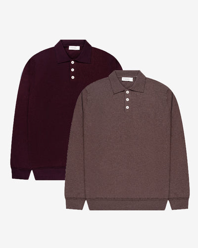 Kario Knitted Polo 2-Pack