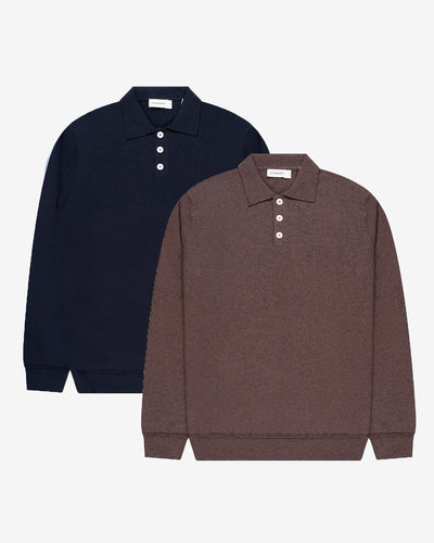 Kario Knitted Polo 2-Pack