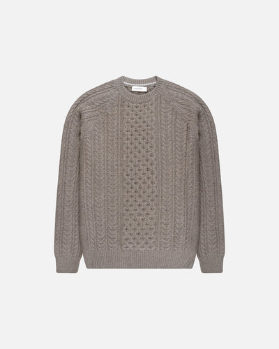 Kpattern knitted sweater